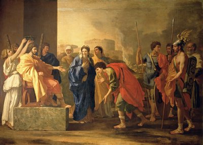 Die Enthaltsamkeit des Scipio, 1640 von Nicolas Poussin